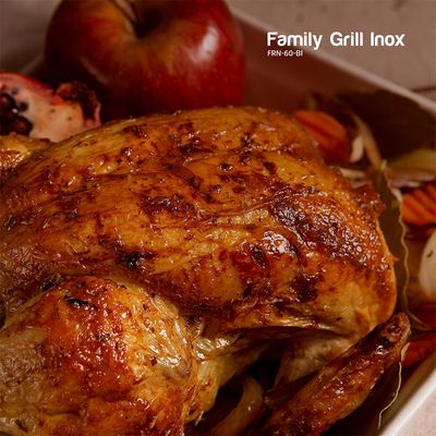Forno Elétrico 60L Family Grill Inox Mondial Preto/Inox 1800W - FRN-60-BI 220V