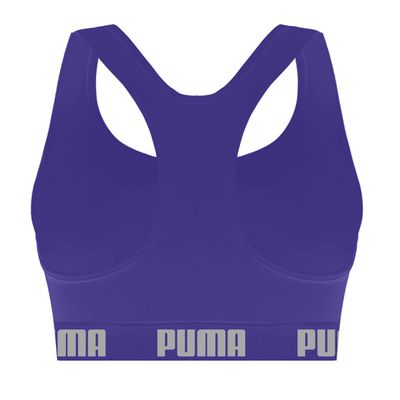 Top Puma Nadador Sem Costura Feminino M / Roxo