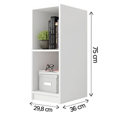 Nicho Torre Organizadora para Quarto Infantil Branco Caemmun Branco