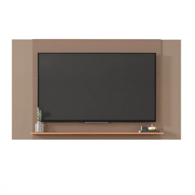 Painel Para Tv Até 65 Polegadas 3 Em 1 Jace Cinza Bege
