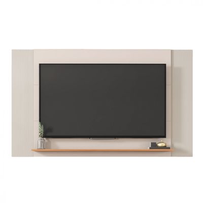 Painel Para Tv Até 65 Polegadas 3 Em 1 Jace Bege Branco