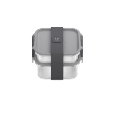 Kit Marmiteira Electrolux Lunch Box Plástico Cinza