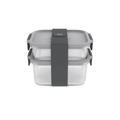 Kit Marmiteira Electrolux Lunch Box Plástico Cinza