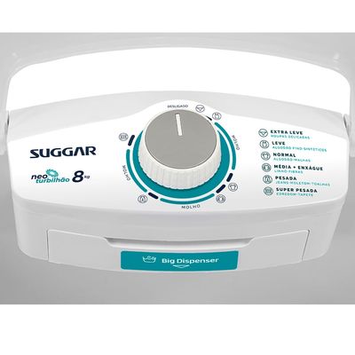 Lavadora 8Kg Suggar NeoTurbilhao Br 127V UNICA
