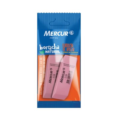 Borracha Mercur Clean Macia Verde com 2 Unidades UNICA