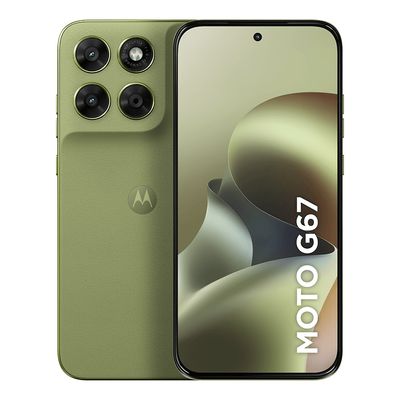 Smartphone Motorola Moto G67 5G 256GB - Verde Claro, 12GB