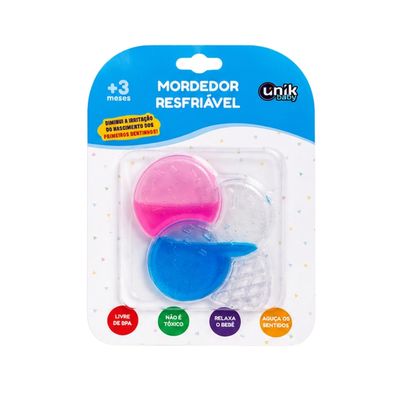 Mordedor de Silicone Resfriável Sorvete Colors - Unik