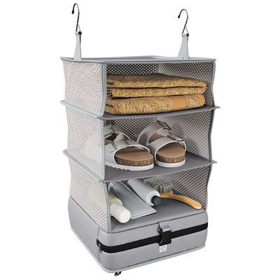 Organizador para Viagem Quadrado Euro Home Cinza