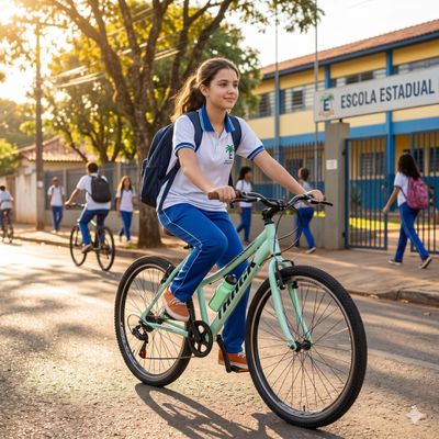 Bicicleta Passeio TK3 Track Serena MT Aro 26 7 Marchas Verde