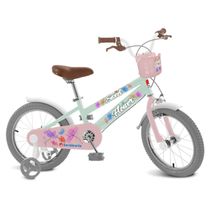 Bicicleta Infantil Bandeirantes Sweet Flower Aro 16 Quadro Aço