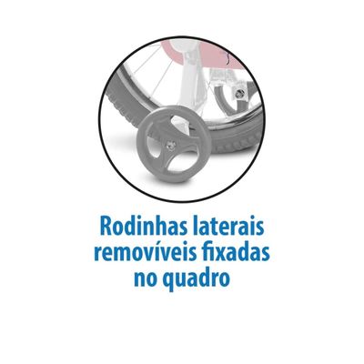 Bicicleta Infantil Bandeirantes Sweet Flower Aro 16 Quadro Aço