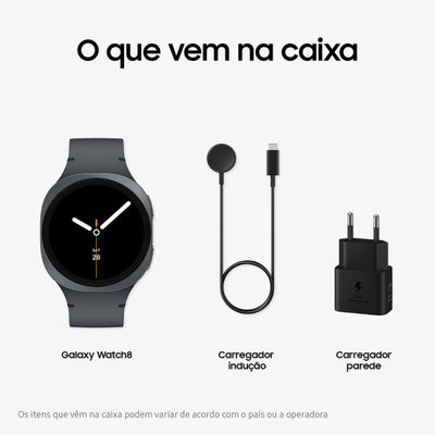 Smartwatch Samsung Galaxy Watch8 44mm Bluetooth Grafite