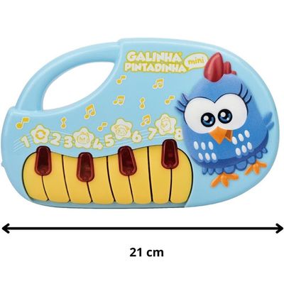 TECLADO INFANTIL DA POPO GALINHA PINTADINHA - WINFUN