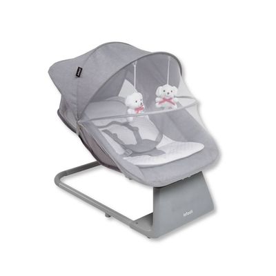 CADEIRA DE  BALANCO AUTOMATICA VIVALDI CINZA - INFANTI