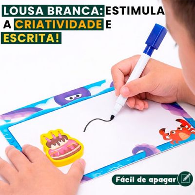BRINQUEDO EDUCATIVO DE MADEIRA LOUSA QUEBRA CABECA - POLIBRINQ