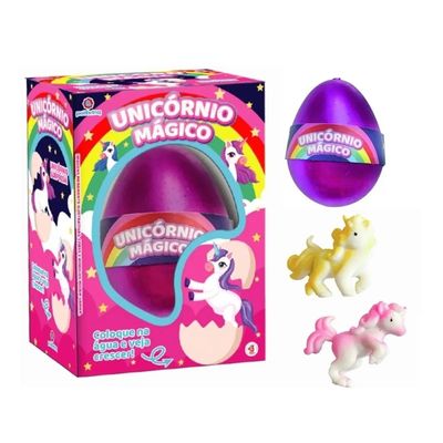 COLECAO UNICORNIO MAGICO OVO DE UNICORNIO - POLIBRINQ