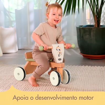 TRICICLO DE MADEIRA BOHO CHIC - TINY LOVE
