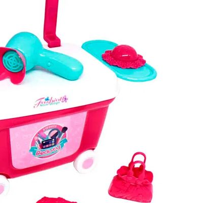 BRINQUEDO MINI KIT CARRINHO CAMARIM DA BELEZA - BELFIX