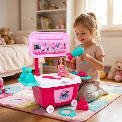 BRINQUEDO MINI KIT CARRINHO CAMARIM DA BELEZA - BELFIX
