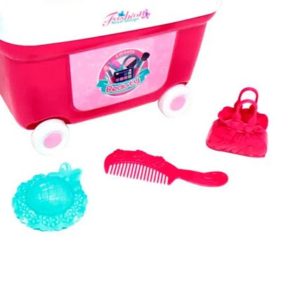 BRINQUEDO MINI KIT CARRINHO CAMARIM DA BELEZA - BELFIX