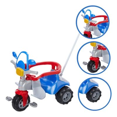 TRICICLO INFANTIL TICO TICO VELOTROL POLICIA - MAGIC TOYS