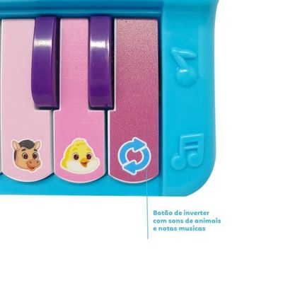 TECLADO MUSICAL INFANTIL 3 PALAVRINHAS ARCA DE NOE - WINFUN
