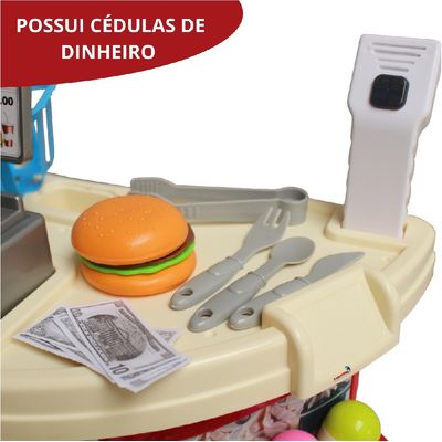 SUPERMERCADO INFANTIL COM CARRINHO DE COMPRA - IMPORTWAY