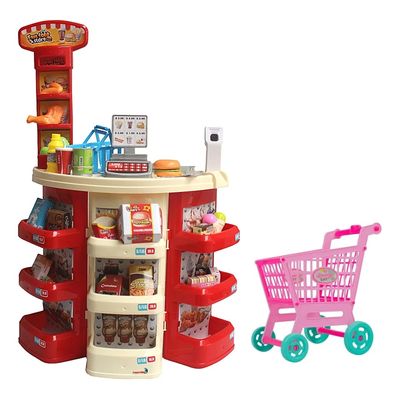 SUPERMERCADO INFANTIL COM CARRINHO DE COMPRA - IMPORTWAY