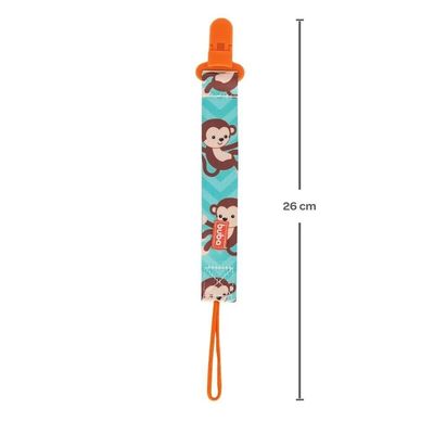 PRENDEDOR DE CHUPETA ANIMAL FUN MACACO - BUBA