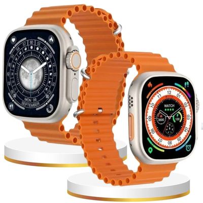 RELOGIO SMARTWATCH INTELIGENTE S9 LARANJA - KHOSTAR