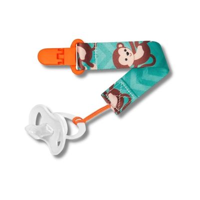 PRENDEDOR DE CHUPETA ANIMAL FUN MACACO - BUBA