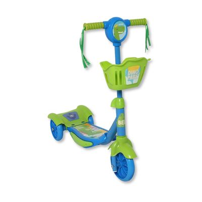 PATINETE INFANTIL 3 RODAS DINO AZUL - BELFIX