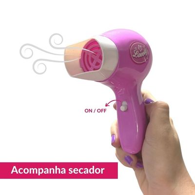PENTEADEIRA INFANTIL COM SECADOR E ACESSORIOS - IMPORTWAY