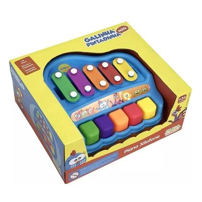 PIANO XILOFONE INFANTIL GALINHA PINTADINHA - WINFUN