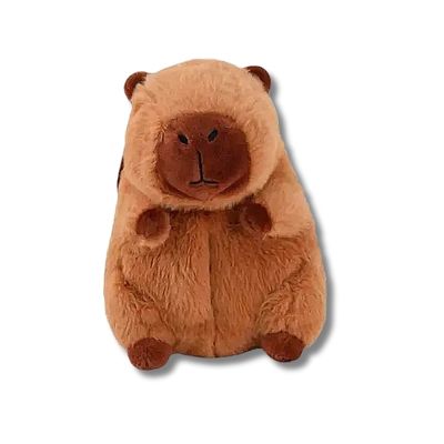 PELUCIA CAPIVARA SENTADA MARROM - BBR TOYS
