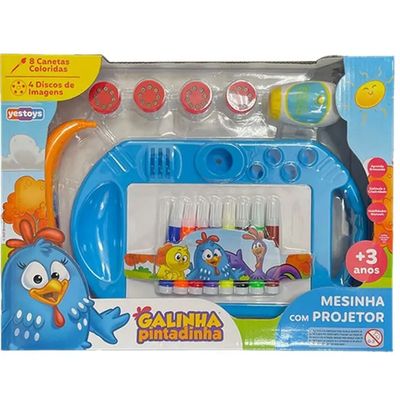 MESINHA COM PROJETOR GALINHA PINTADINHA - WINFUN