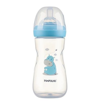 MAMADEIRA SERENA RINOCERONTE AZUL 330ML - PIMPOLHO