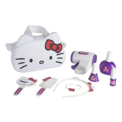 KIT DE BELEZA INFANTIL HELLO KITTY COM BOLSA E ACESSORIOS - NOVABRINK