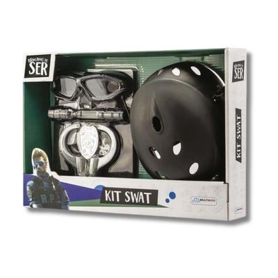 KIT BRINCANDO DE SER SWAT COM ACESSORIOS - MULTIKIDS