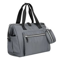 BOLSA MATERNIDADE LUXO MAXI GREY (CINZA) - KIKKA BOO