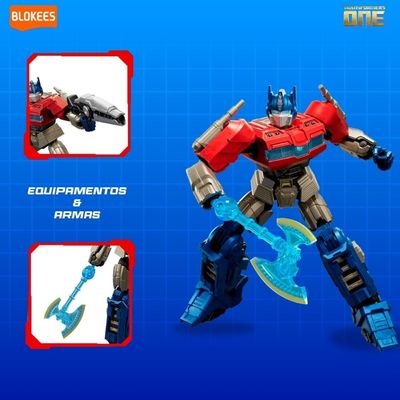BONECO ARTICULADO DE MONTAR TRANSFORMERS ONE OPTIMUS PRIME - POLIBRINQ