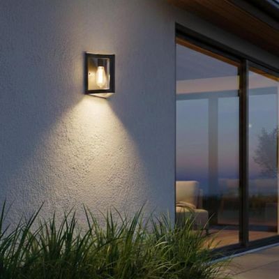 Jogo 4 Arandelas Smart Luminárias Parede Triangular Marrom Dital Jardins Corredores Área Gourmet