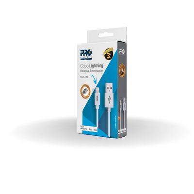 Cabo USB Proeletronic para Celular Tipo Lightning - 1MT