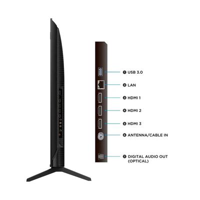 TV 50P TCL QLED 4K Google TV Wifi Comando de VOZ