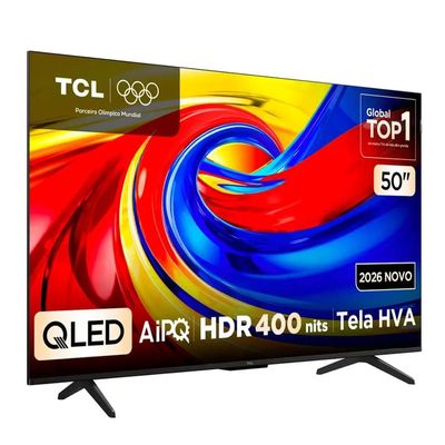 TV 50P TCL QLED 4K Google TV Wifi Comando de VOZ