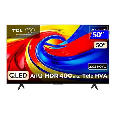 TV 50P TCL QLED 4K Google TV Wifi Comando de VOZ