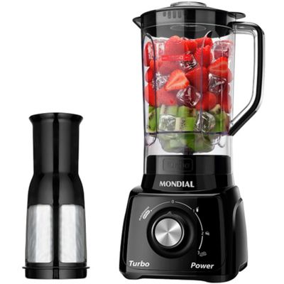 Liquidificador Mondial L99FB Turbo Filtro 3V. 500W - 110 VOLTS