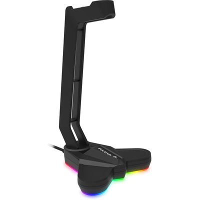 Suporte P/ Headset RGB Vickers Preto Fortrek G
