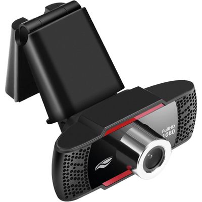 Webcam C3TECH FULL HD 1080P WB-100 - 407040250100 Preto