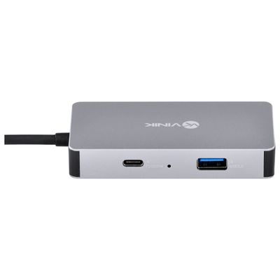 Hub USB Tipo C / TYPE C 5 em 1 com 2 HDMI + VGA + USB 3.0